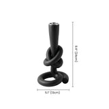 Knot candlestick size drawing
