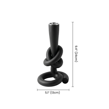 Knot candlestick size drawing
