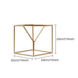 L gold wire decor with dimension
