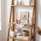 Ceramic Taper Candle Holder — Sculptural Cone & Ring Candlestick for Mantel, Shelf & Tabletop, Modern Minimalist Accent
