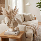 Leaf vase in living space
