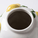 Lemon Vase Top Opening Close Up