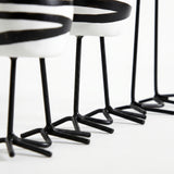 Metal Legs Of Wooden Chicken Detail