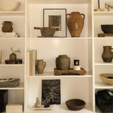 Minimalist Faux Metal-Look Book Sculpture Vintage Book Stack Decor On The White Shelf 090927