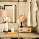 Modern Luxury Amber Long Oval Tray in the Bathroom