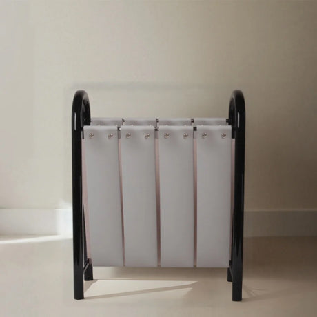 Modern Luxury Metal and Leather Magazine Rack Book Shelf 