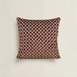 Modern Luxury Minimalist Hand-Woven Orange-Brown Cushion Pillow