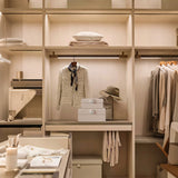 Modern Minimalist Woven Leather Storage Box Quartz Gray Decorative Organizer for Jewelry Vanity Living Room in the Wardrobe