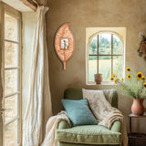 Moroccan-Wabi-Sabi-wall-hanging-picture-frame-with-reed-decor-scene-06094