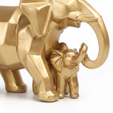Mother Baby Elephant Trunk Interaction