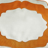 Natural Minimalist Two Tone Linen Table Mats for Dining Heat Resistant Stylish Table Decor Details 1 090818