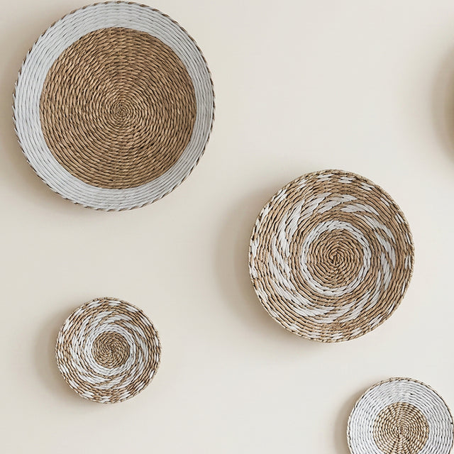Natural woven plate collection
