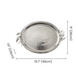 Olive Branch Tray With Size Markings
