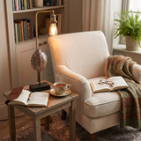 Ornament in cozy living corner
