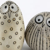 Pattern Comparison Of Two Bird Figurines