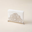 Pearl rhinestone lace napkin holder