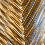 Ribbed texture closeup shot
