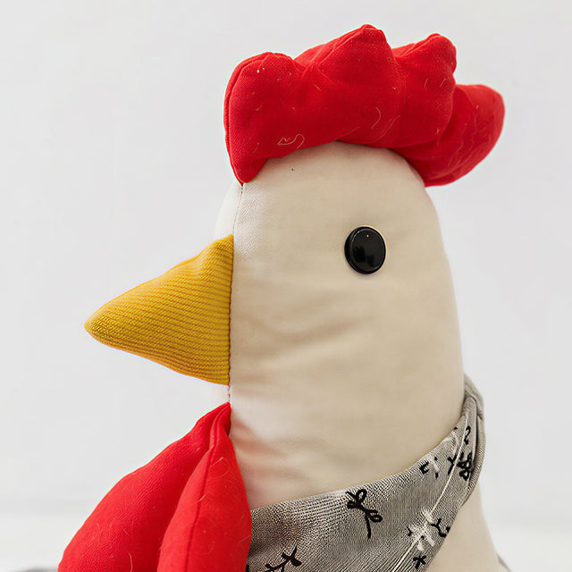 Rooster Head And Red Comb Close Up