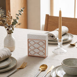 Rose Gold Holder With Dried Flowers Candle