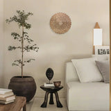Round Hollow Engraved Hanging Wall Decor hanging on wall