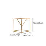 S gold wire decor with  dimension
