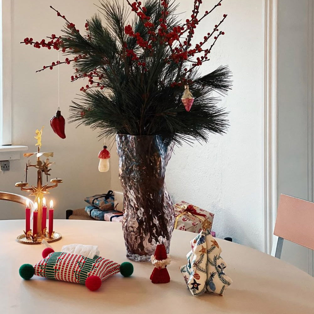 Scandinavian-Christmas-Woven-Cotton-Cord-Tissue-Holder-with-Colorful-Pom Poms Besides The Candles 081116