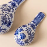 Side view porcelain bird decor detail