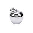 Silver Electroplated Apple Ceramic Decor