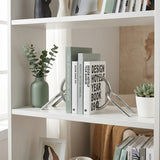 Sculptural Knot Bookends Set of 2, Decorative Polished Stainless Steel Bookend Pair for Shelf, Desk and Mantel