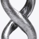 Silver Twisted Couple Sculpture Detail