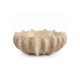 Speckled Shell Shaped Resin Decorative Bowl