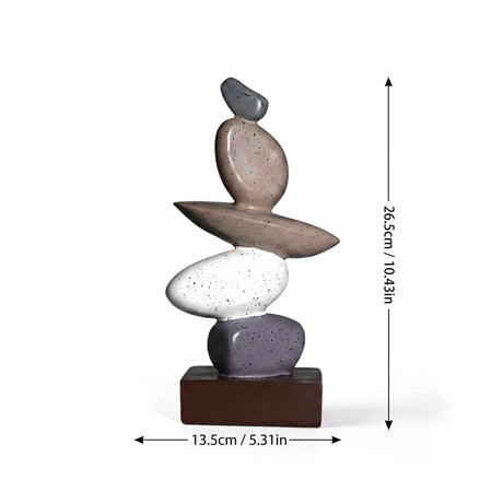 Speckled Stone Resin Decor With Size