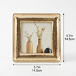 Square Gold Frame With Size Markings