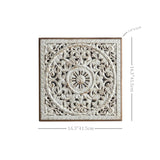 Square Wooden Hanging Wall Decor sizechart