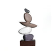 Stacked Stone Resin Tabletop Decor