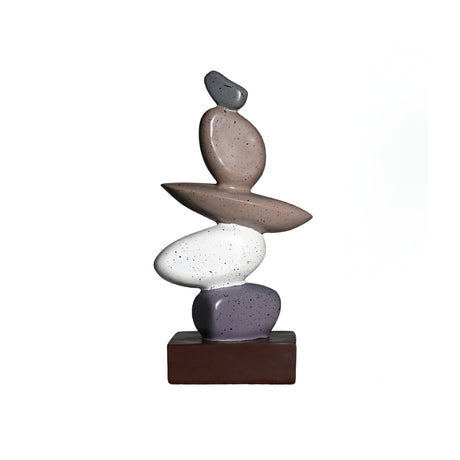 Stacked Stone Resin Tabletop Decor