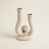 Textured Knot Shape Resin Candle Holder