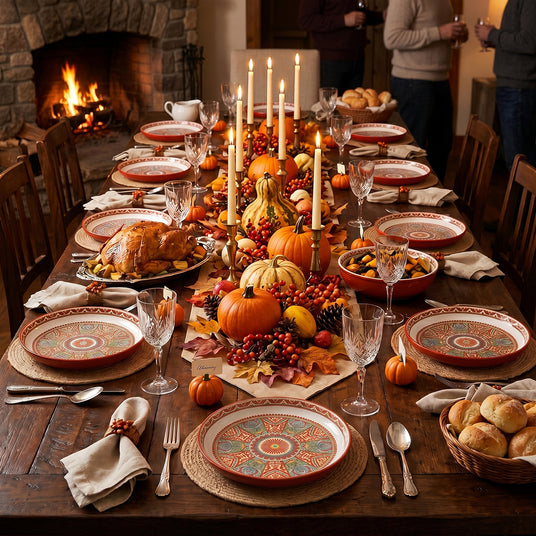 Thanksgiving dinner- able pumpkins turkey