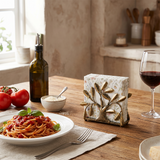 Tree-Napkin-Holder-With-Pasta-Dinner