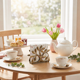 Tree Napkin Holder With Tulips And Tea