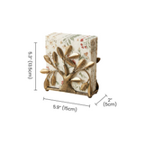 Tree Of Life Napkin Holder With Size Markings