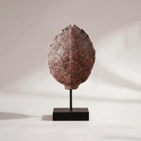 Turtle shell decor sculpture
