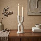 U Shape Candle Holder On Modern Console