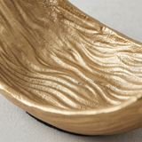 Vertical wave texture metal surface shot