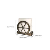 Wagon Wheel Napkin Holder With Size