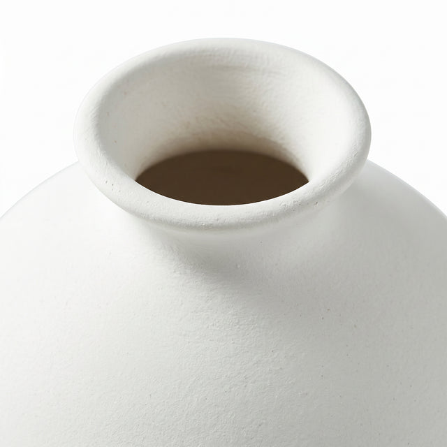 White Vase Neck And Inner Detail