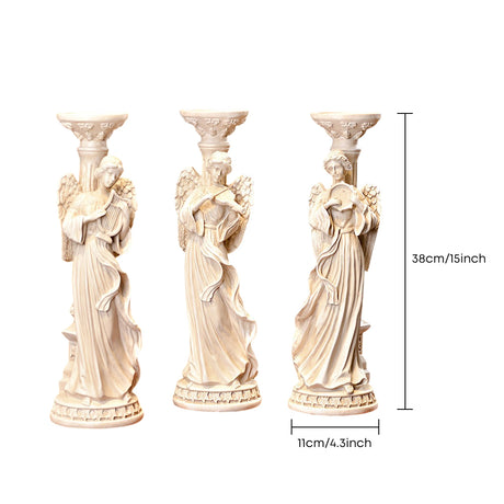 angel candle holders dimensions guide