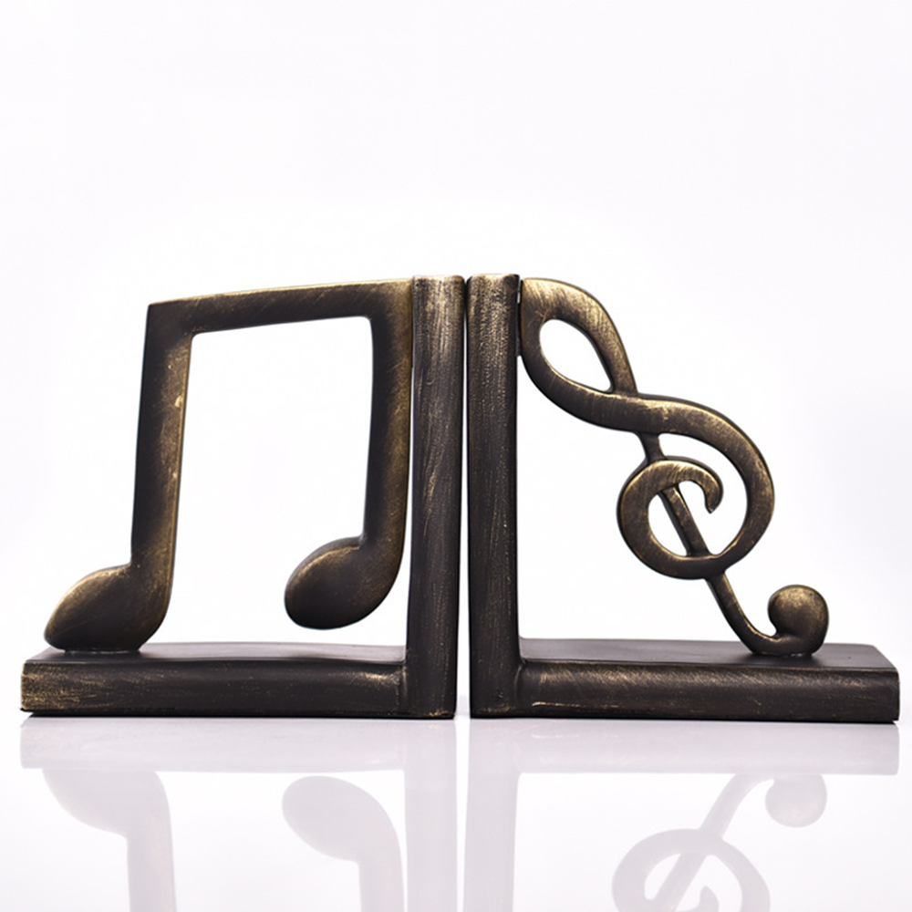 Decorative Musical Note Bookends