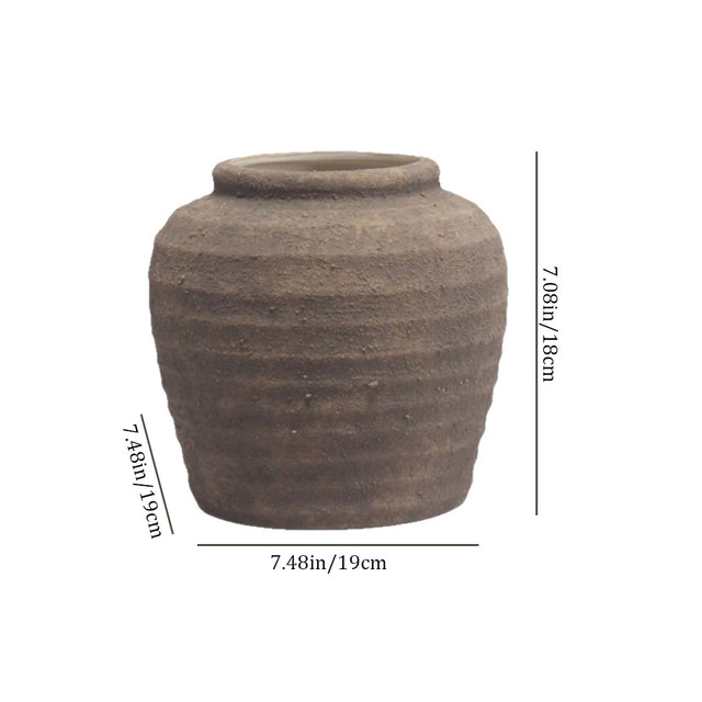 antique-rough-pottery-vase-size-0627
