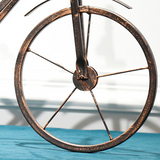 bicycle shaped wine rack details